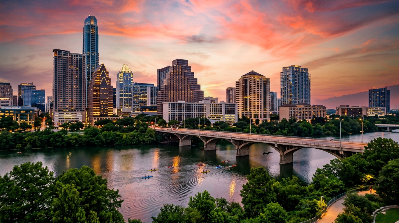 Austin, TX real estate and skyline
