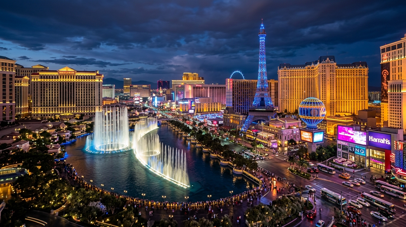 Las Vegas, NV real estate and skyline
